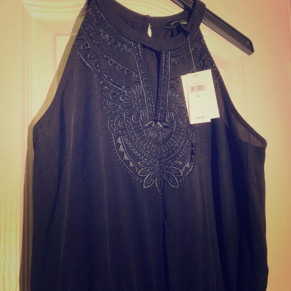 Banana Republic Factory Black Jumpsuit/Romper